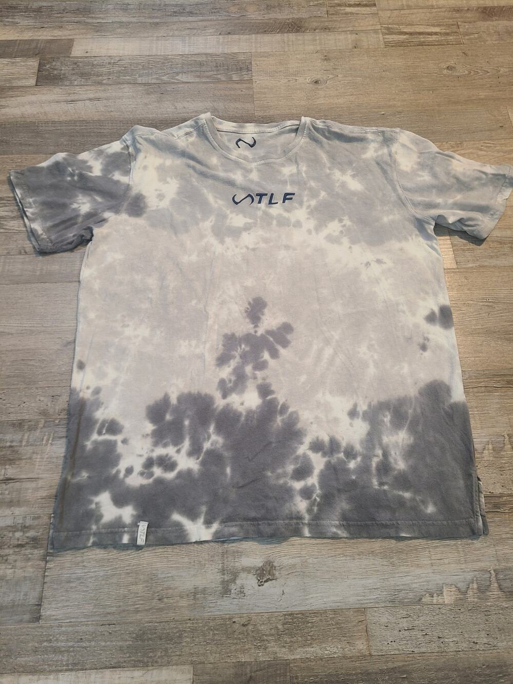 TLF Large women's grey tie dye oversized tee